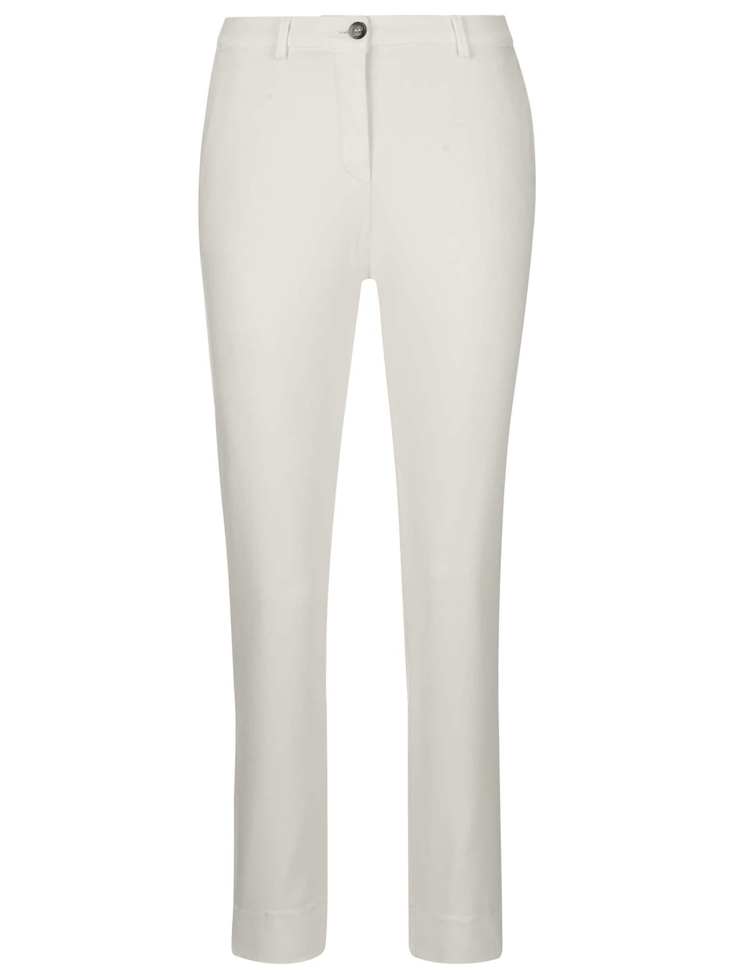 Effilé Pantalon chino MADELEINE en blanc : devant
