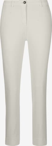 Effilé Pantalon chino MADELEINE en blanc : devant