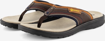 Travelin T-Bar Sandals in Brown