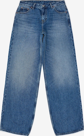 Dr. Denim Jeans 'Hill Low Relaxed Jeans' in Blauw: voorkant