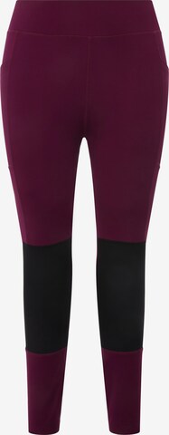 Ulla Popken Leggings in Lila: voorkant