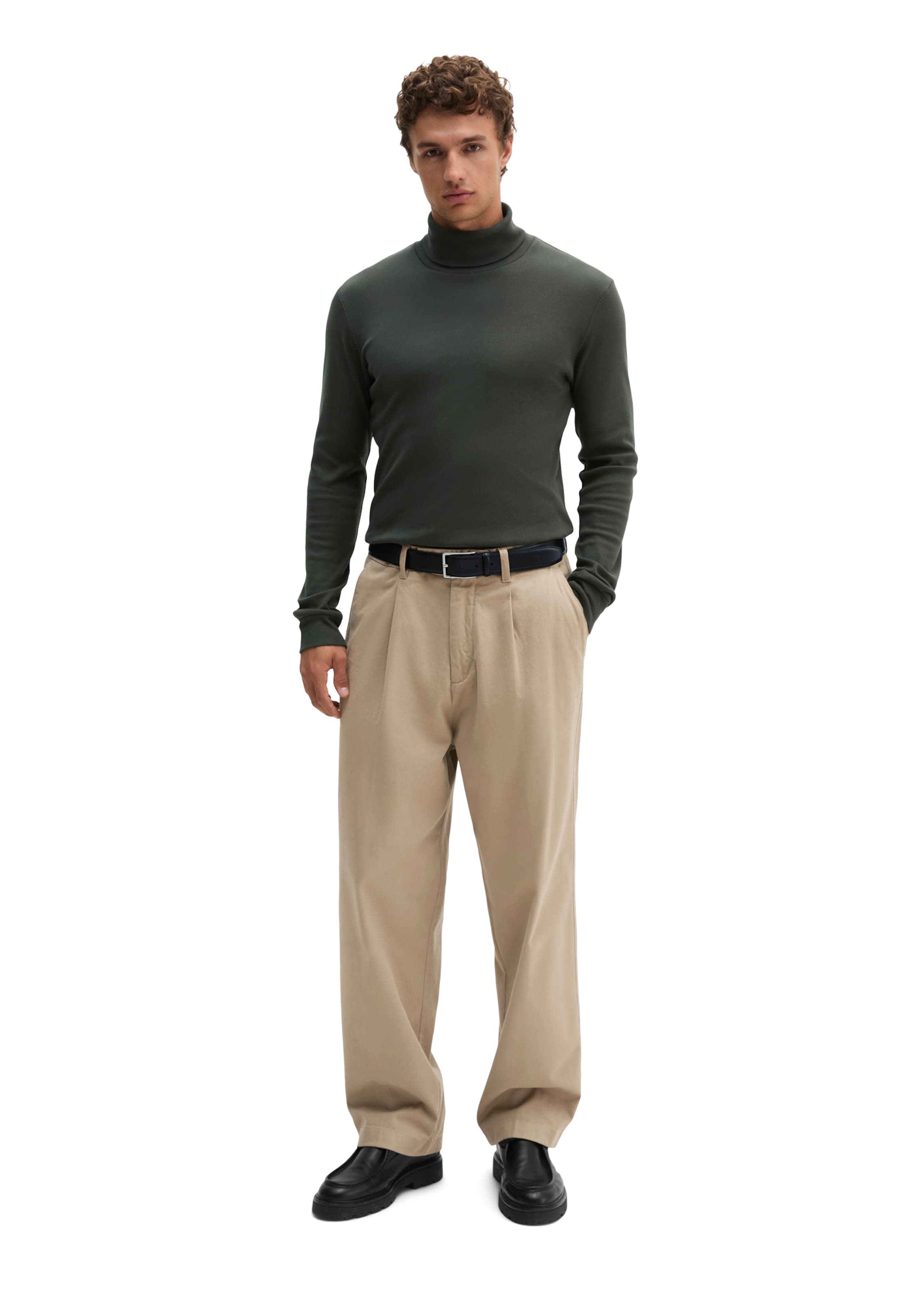 Marc O'Polo Shirt in Brown: front