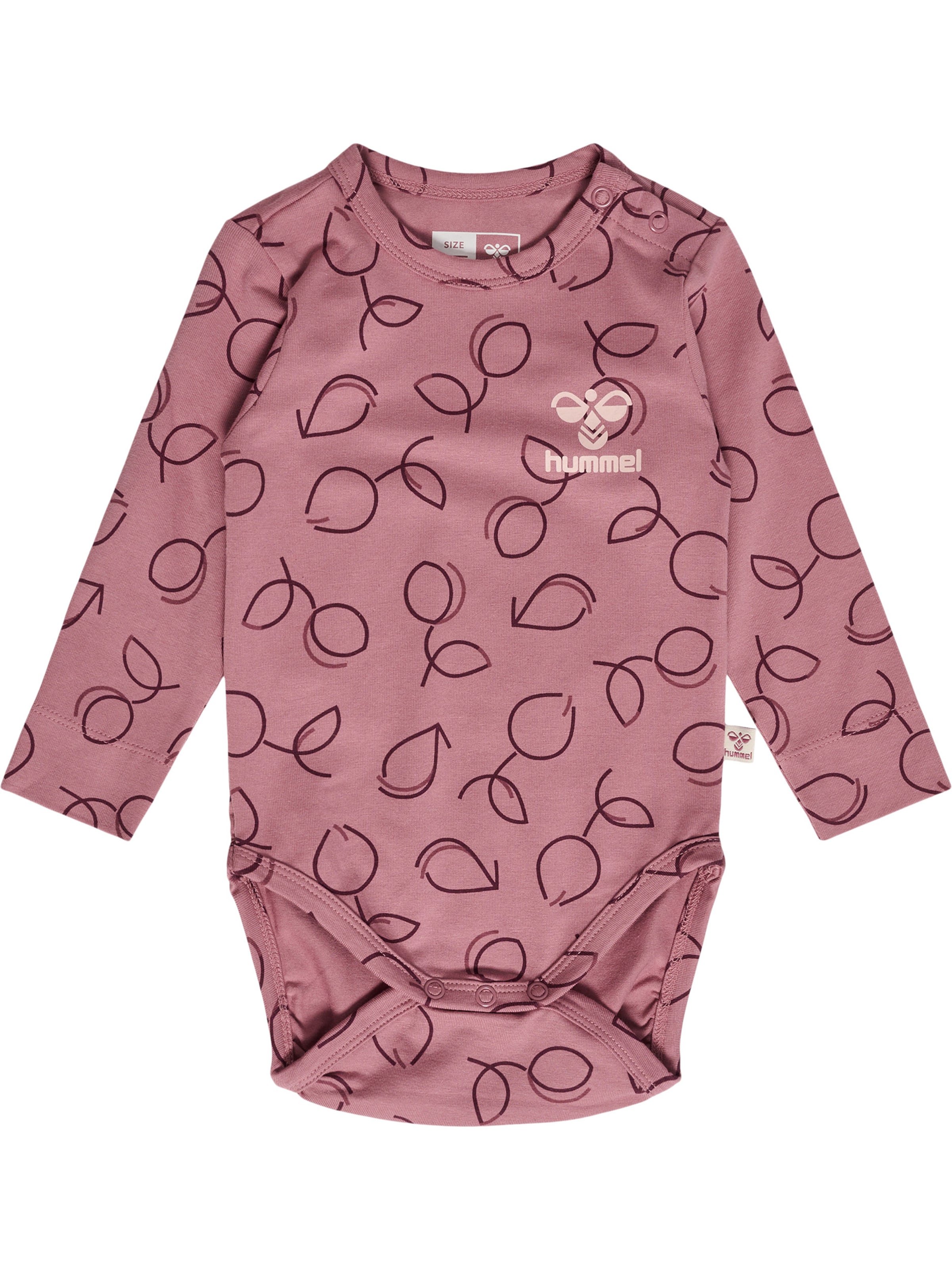 Hummel Sparkedragt/Body i pink: forside