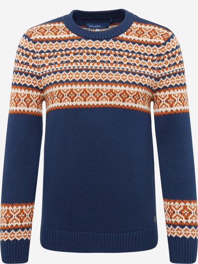 Megztinis iš BLEND, spalva – mėlyna / ruda / balta, Prekių apžvalga