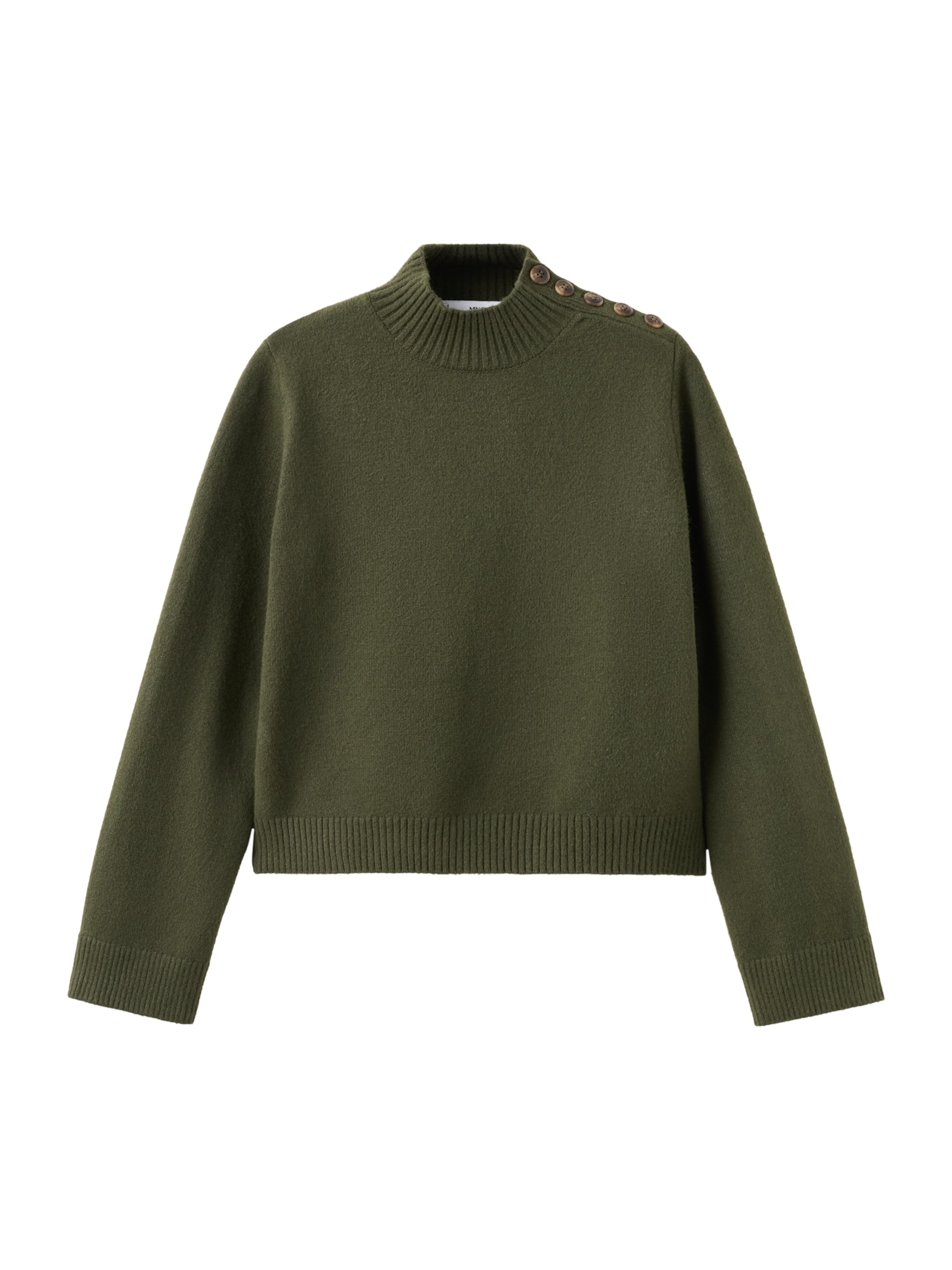 MANGO Sveter 'HARRY' - Zelená: predná strana