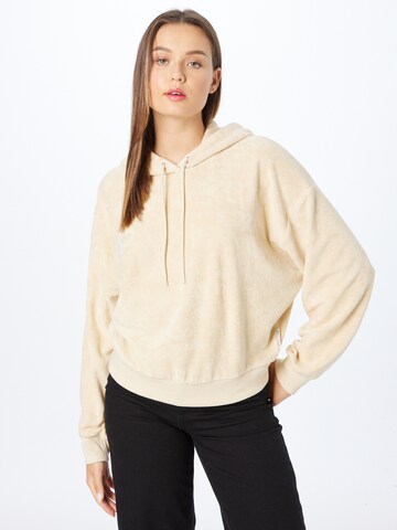 Sweat-shirt Marc O'Polo en beige : devant