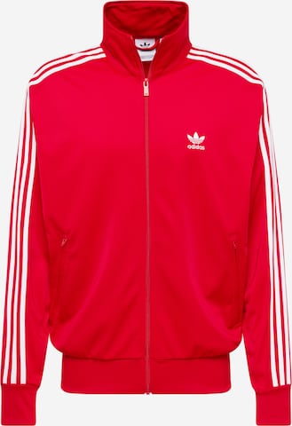 ADIDAS ORIGINALS Bluza rozpinana 'Adicolor Classics Firebird' w kolorze czerwony: przód