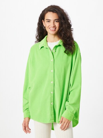 Camicia da donna 'PADOW' di AMERICAN VINTAGE in verde: frontale