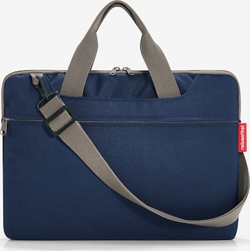 REISENTHEL Laptop Bag in Blue: front