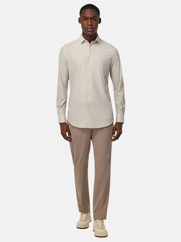Boggi Milano Slim fit Overhemd 'B Tech' in Beige