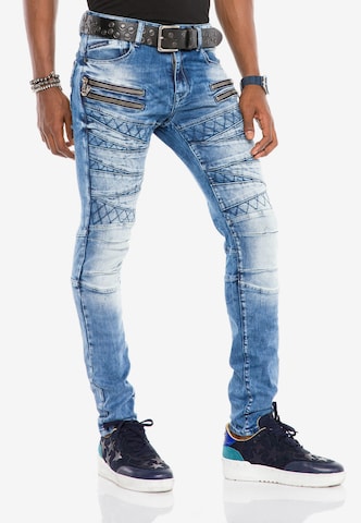 CIPO & BAXX Slimfit Jeans 'CD505' in Blauw