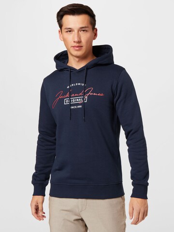 JACK & JONES Sweatshirt 'FERRY' in Blue: front