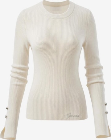 GUESS - Jersey 'LS CN ELLIE SWTR W6YR09 Z0948' en beige: frente
