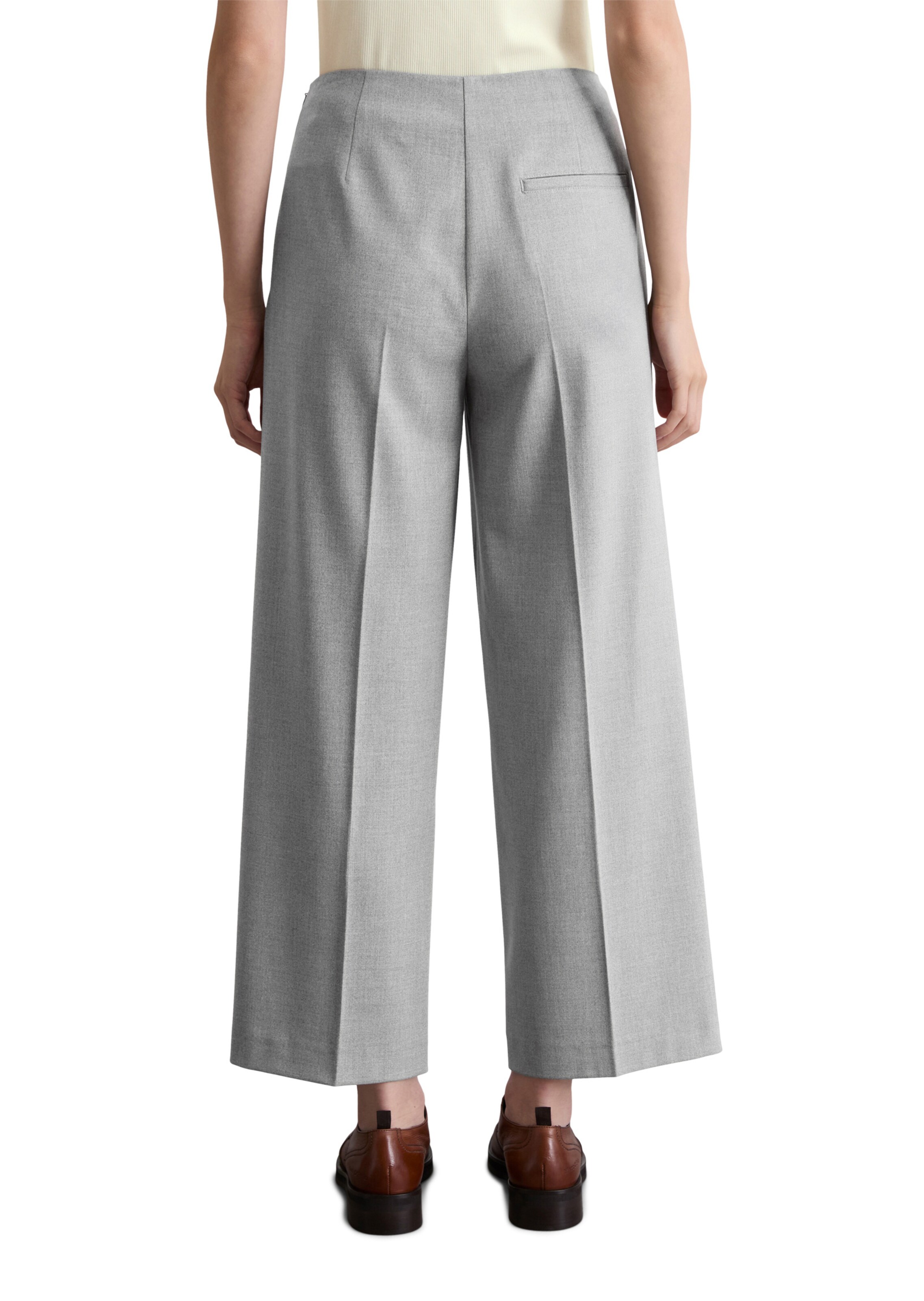 Marc O'Polo Wide leg Pants in Grey