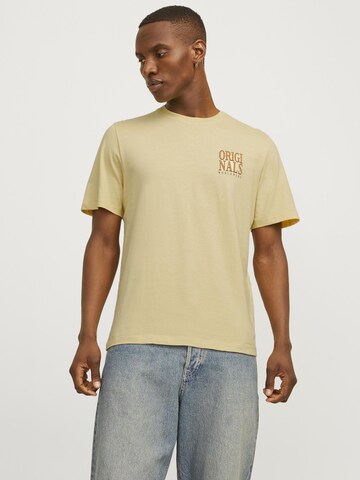 JACK & JONES Shirt in Geel: voorkant