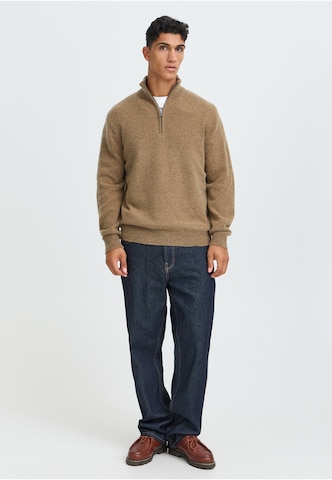 !Solid Sweater 'SDRick' in Brown