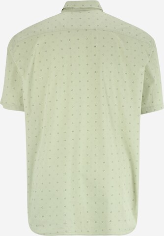 s.Oliver Men Big Sizes Regular fit Button Up Shirt in Green