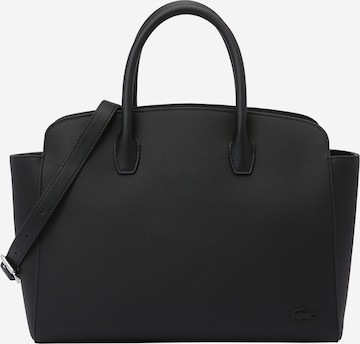 LACOSTE - Bolso de mano en negro: frente