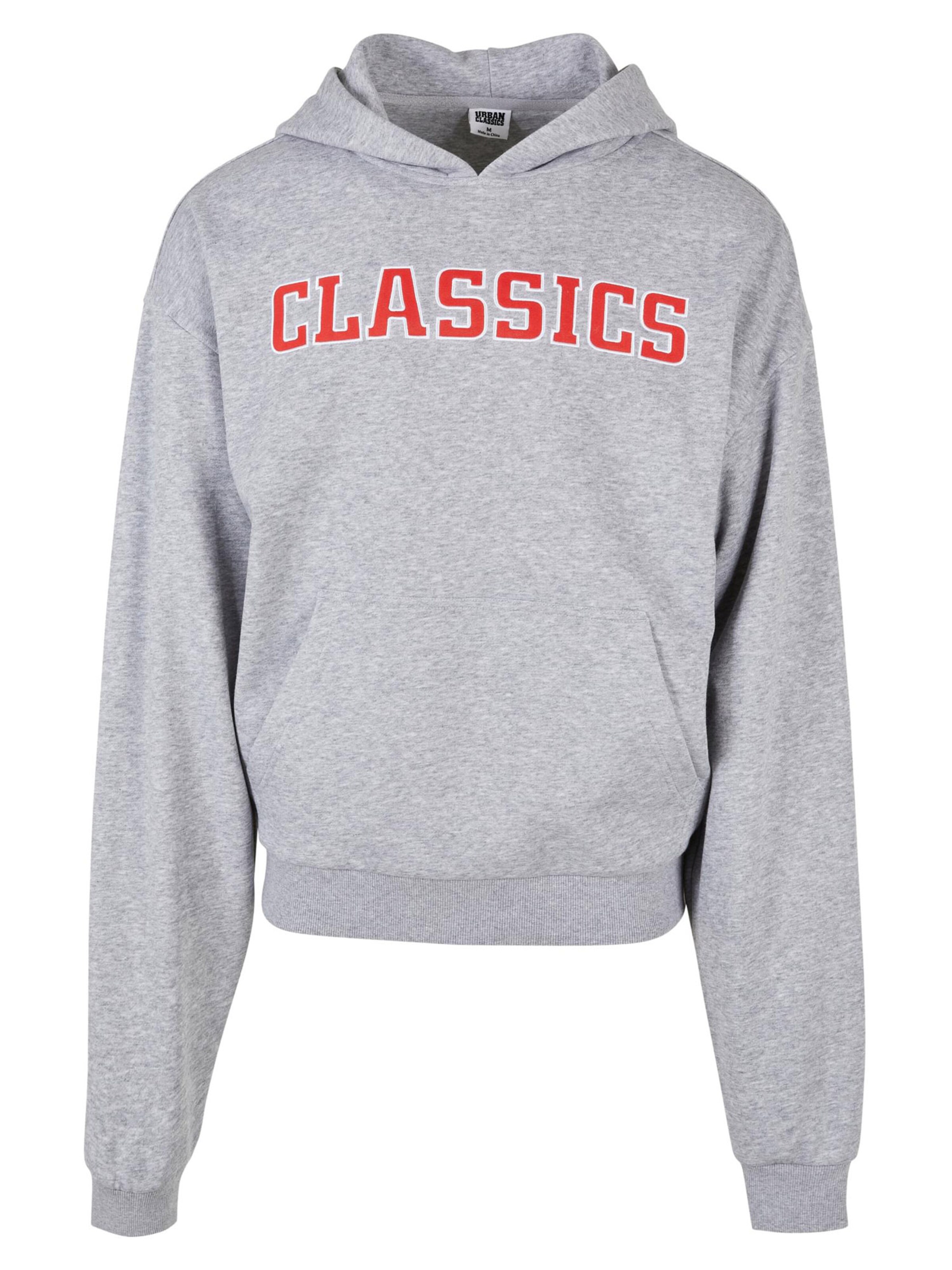 Urban Classics Sweatshirt in Grey: front