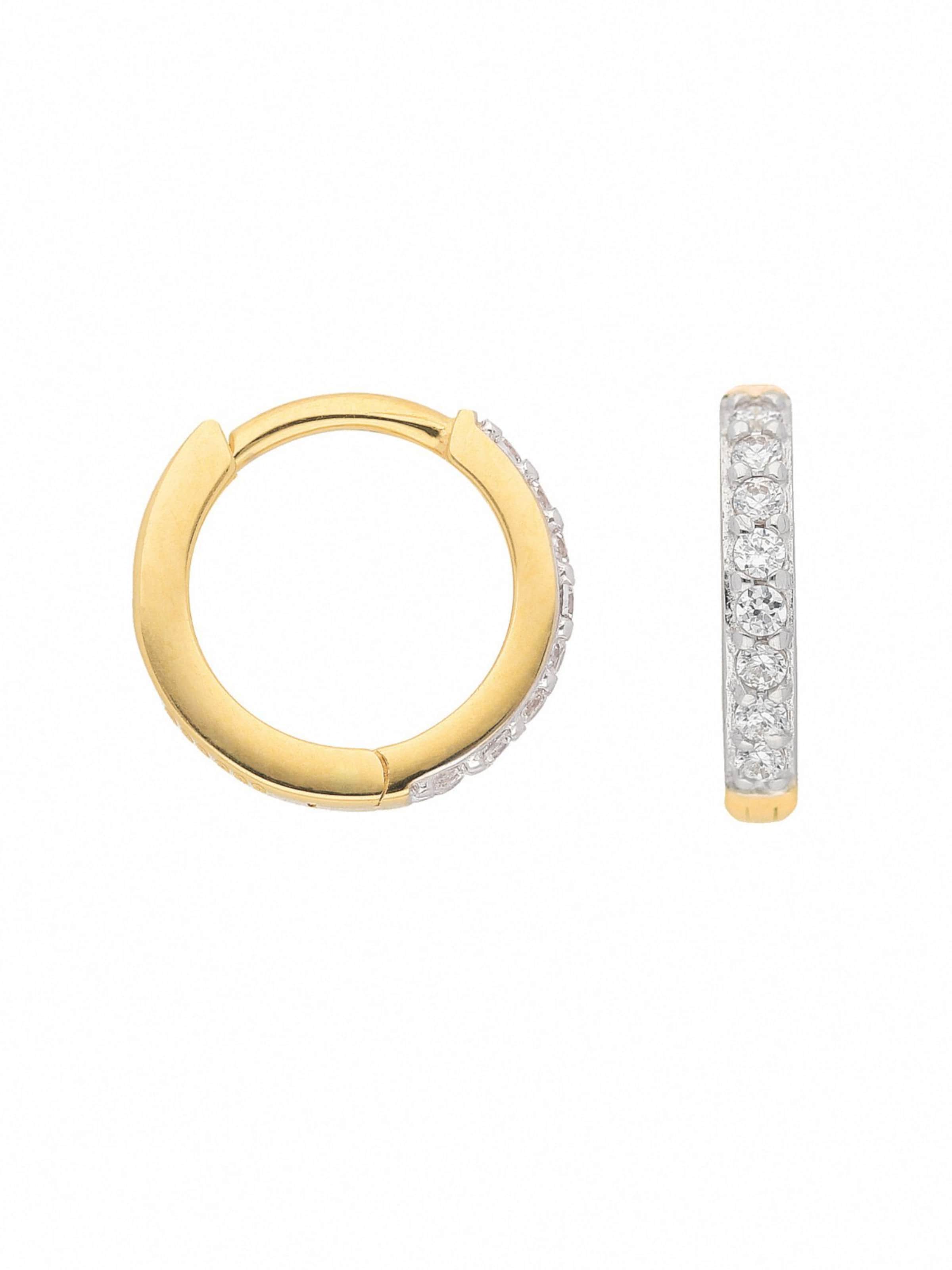 Adelia´s Earrings in Gold: front