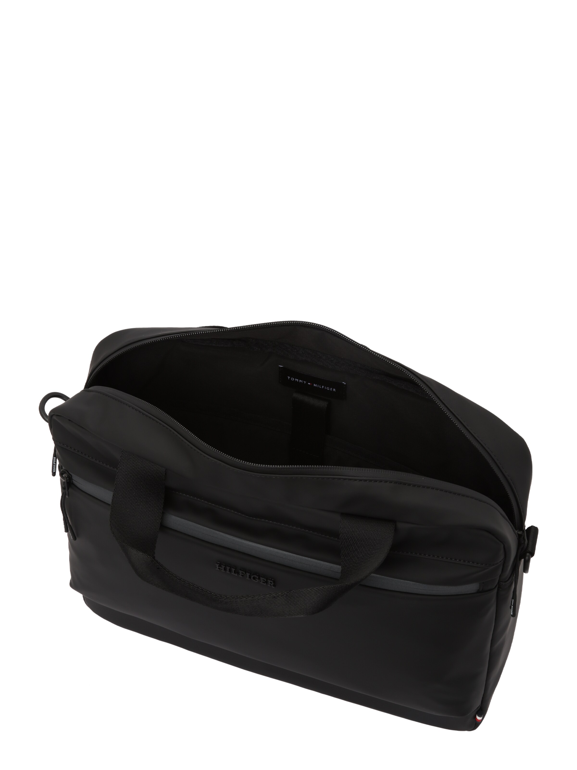 TOMMY HILFIGER Torbe za prenosnik | črna barva