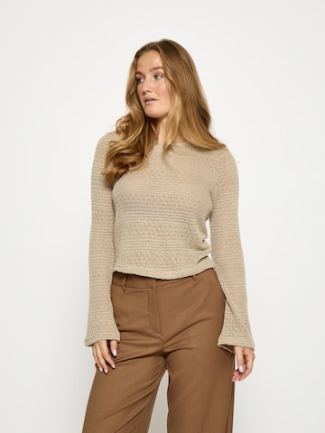 DESIRES Blouse 'Flora' in Grijs: voorkant