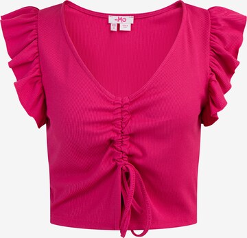 MYMO Top in Pink: front