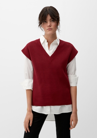 s.Oliver Sweater in Red: front