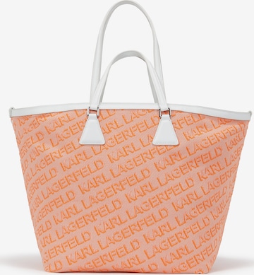 Karl Lagerfeld Nakupovalna torba | rjava barva