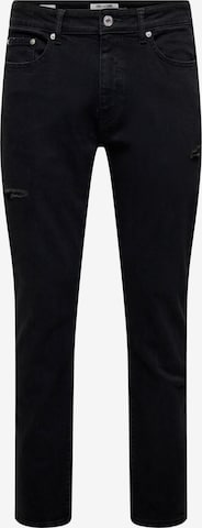 Only & Sons - regular Vaquero 'ONSWEFT' en negro: frente