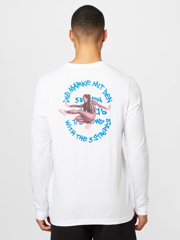 ADIDAS ORIGINALS Тениска 'Graphics Unite' в бяло