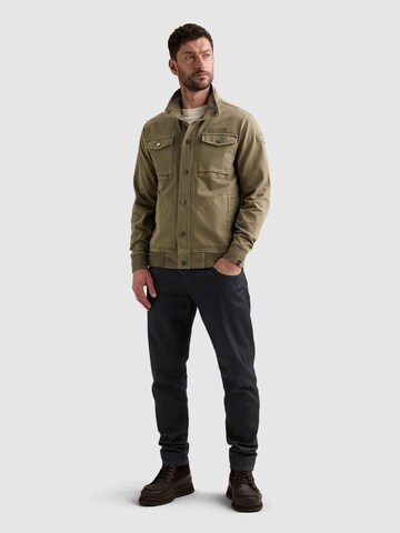 Giacca di mezza stagione 'Cargo sweat jacket with zipper closure' di PME Legend in verde