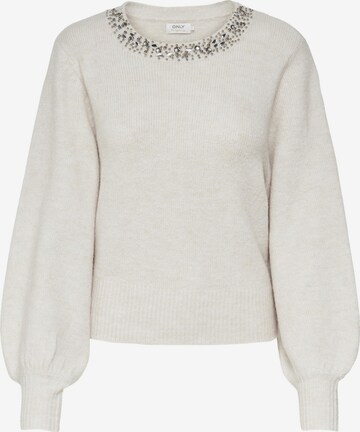 ONLY Sweater 'Elsa' in Beige: front