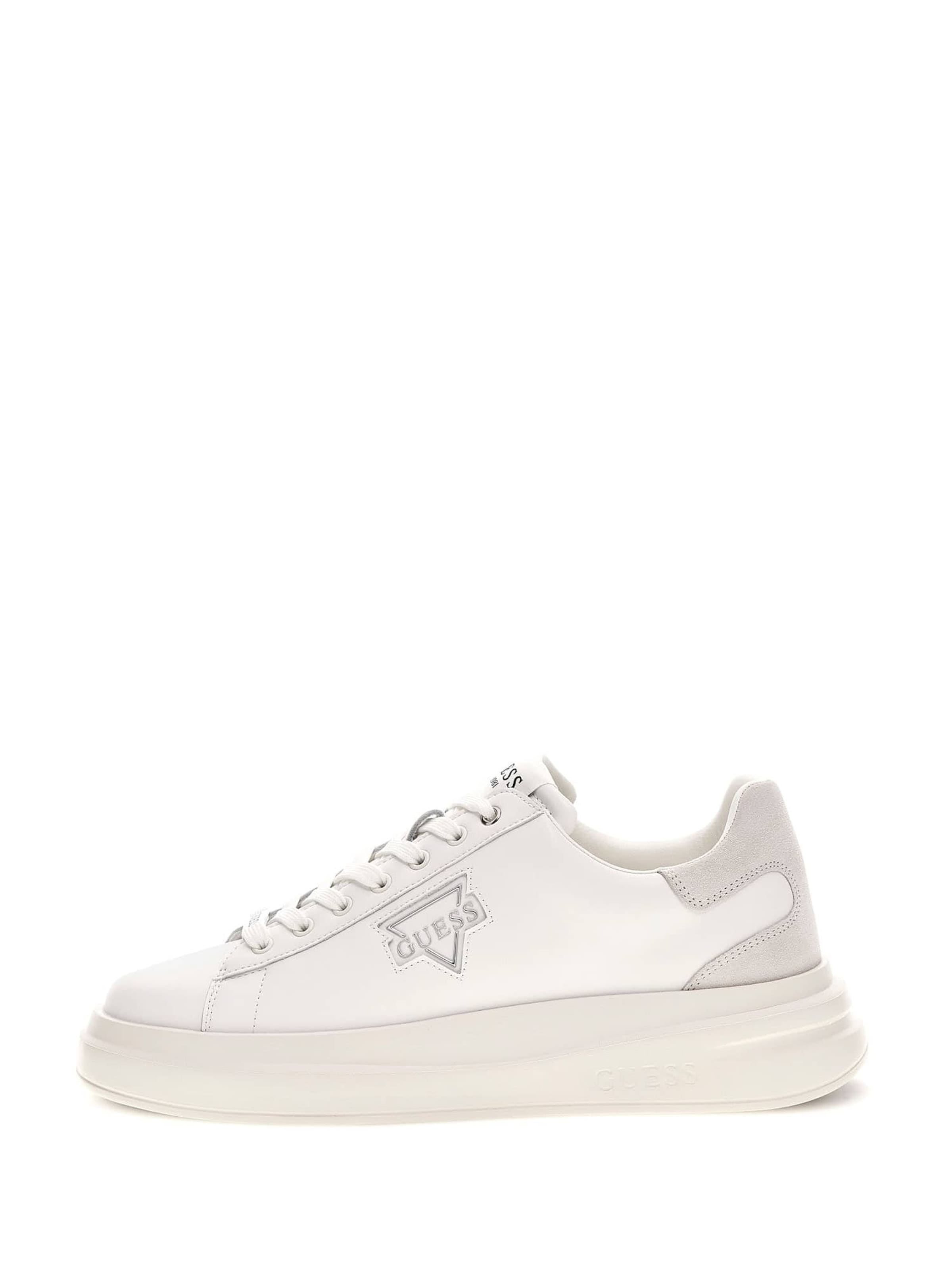Sneaker low 'Elba' de la GUESS pe alb: față