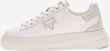 GUESS Ниски маратонки 'Elba' в бяло: отпред