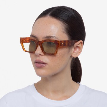 LE SPECS Sunglasses 'SHMOOD' in Brown: front