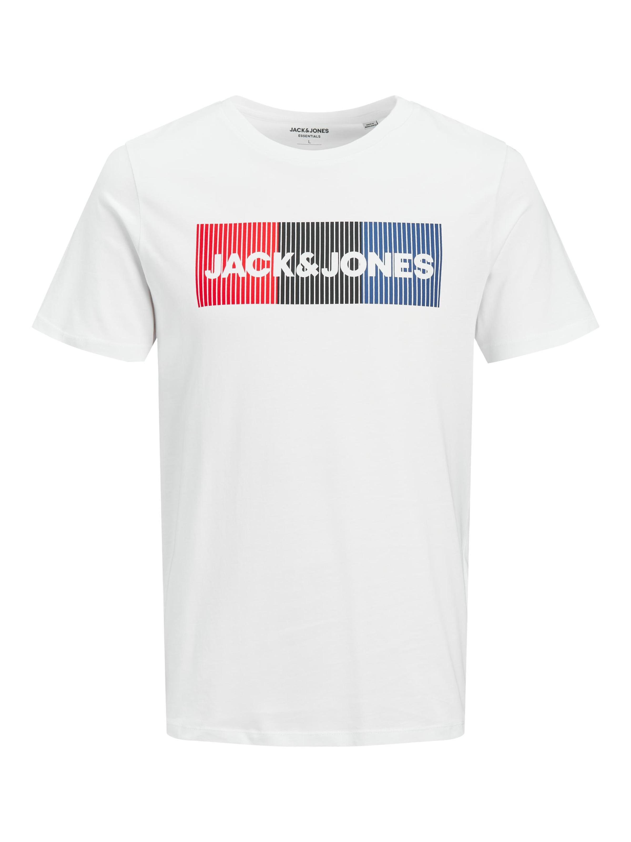 Männer Shirts JACK & JONES T-Shirt in Offwhite - CU90700 Männer Shirts JACK & JONES T-Shirt in Offwhite - CU90700