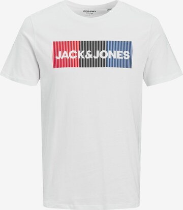 T-Shirt Jack & Jones Plus en blanc : devant