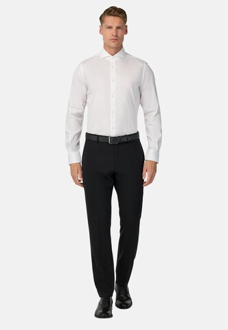 Boggi Milano Slim Fit Hemd in Weiß