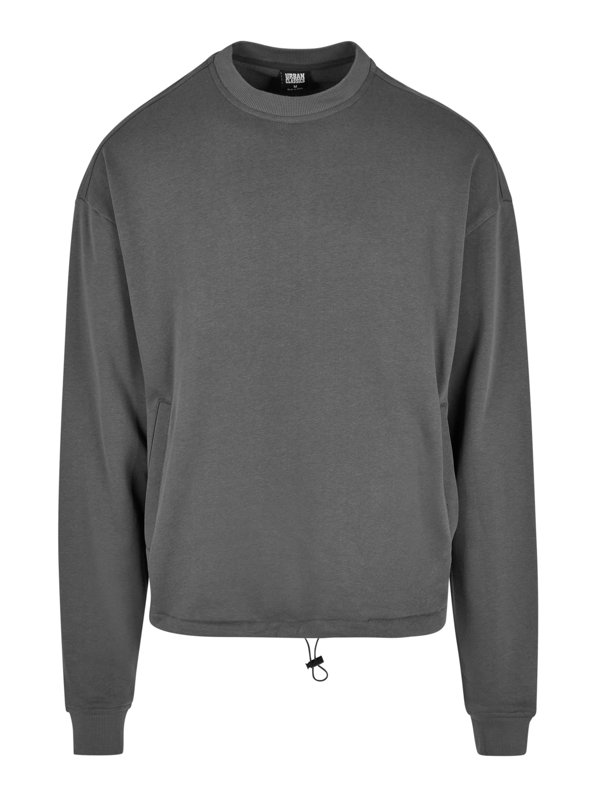 Sweat-shirt Urban Classics en gris : devant