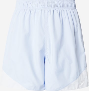 Largi Pantaloni 'WR' de la Nike Sportswear pe albastru: față
