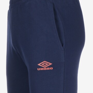 UMBRO Slim fit Workout Pants 'Diamond' in Blue