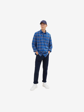 TOM TAILOR Comfort Fit Hemd in Blau