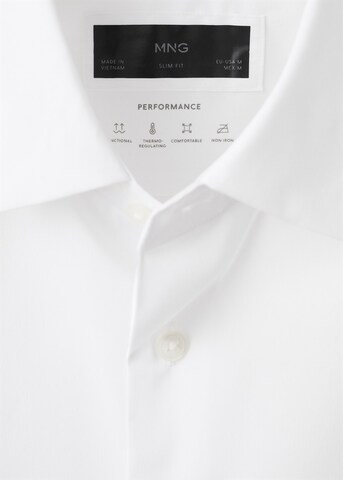 MANGO MAN Regular fit Button Up Shirt 'Palmar' in White