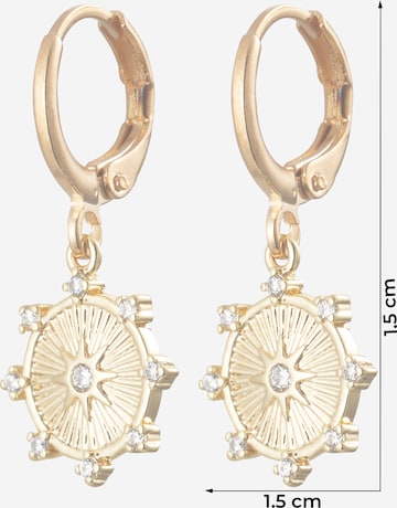 Fräulein Wunder Earrings 'Wheel Of Fortune' in Gold
