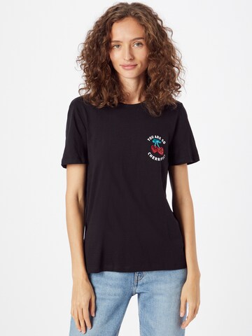 T-shirt 'KITA' ONLY en noir : devant