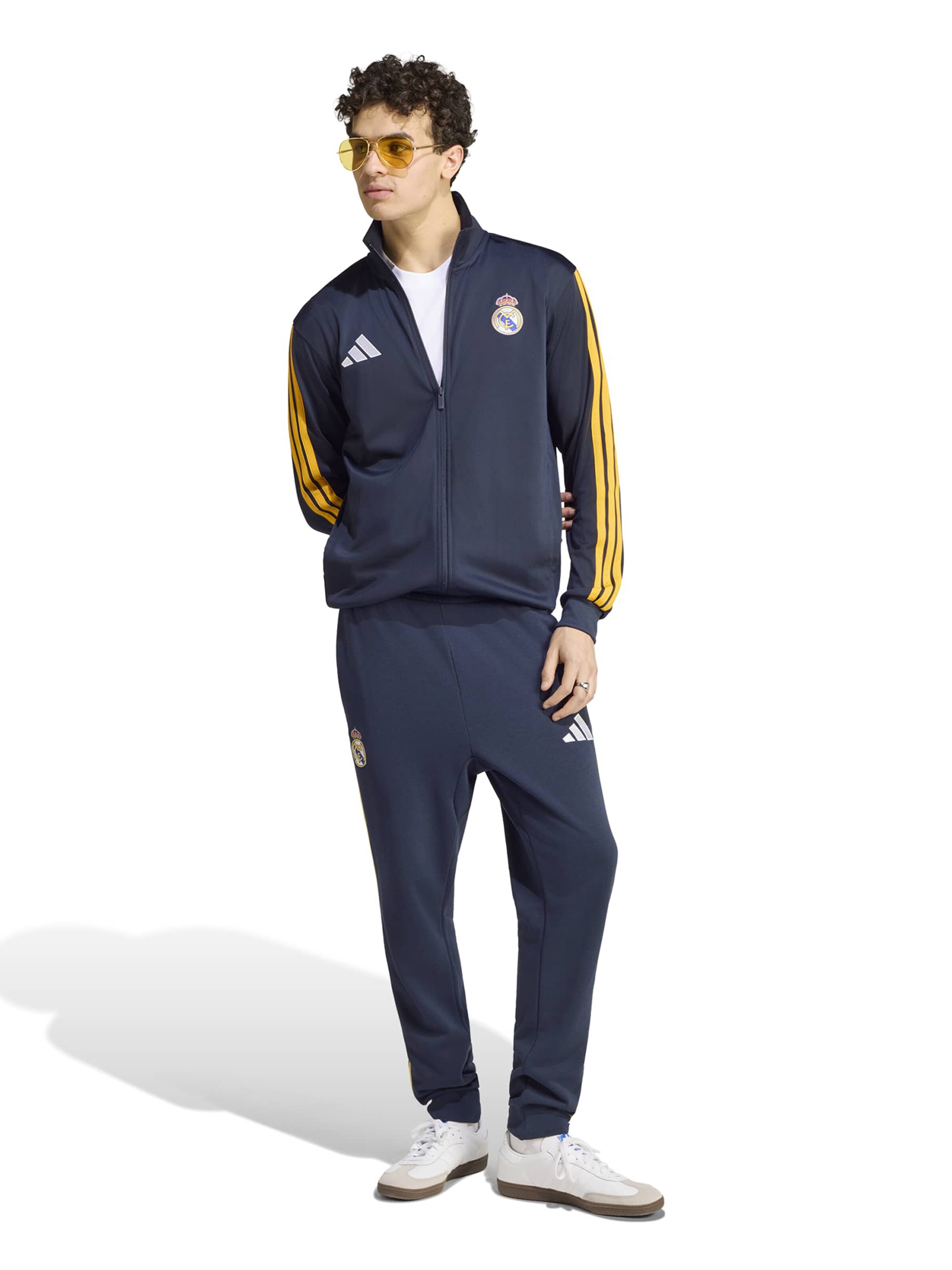 ADIDAS PERFORMANCE Sportlik trikoojakk 'REAL DNA', värv sinine