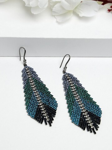 AVANT-GARDE PARIS Ohrringe 'Agata' in Blau