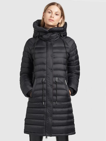 khujo Winter Coat in Black: front