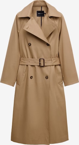 MANGO Välikausitakki 'TUTOM' värissä beige: etupuoli